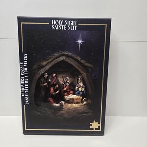 Cobble Hill 1000-piece jigsaw puzzle titled Holy Night"